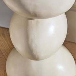 Alder 29cm Concrete Round Side Table - Sand - thumbnail 4