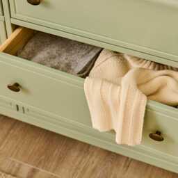 Aubrey 6 Drawer Chest of Drawers - Pistachio Green - thumbnail 3