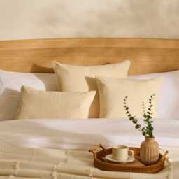 Ealing 35 x 55cm Textured Cushion Cover - Clay - thumbnail 2