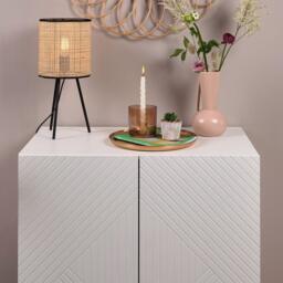 Jack 2 Door Small Sideboard - Geometric White - thumbnail 5