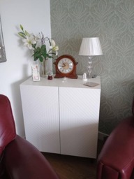 Jack 2 Door Small Sideboard - Geometric White - thumbnail 4