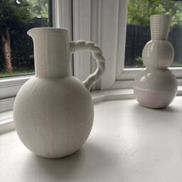 Bayswater 20cm Ceramic Jug - Beige - thumbnail 3