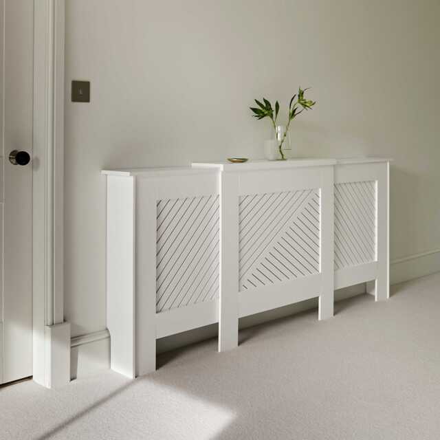 Jack Adjustable Radiator Cover - Snow White - image 1