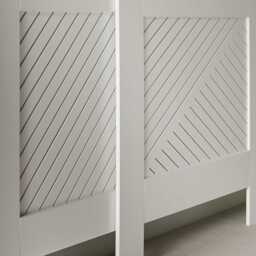 Jack Adjustable Radiator Cover - Snow White - thumbnail 4