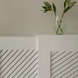 Jack Adjustable Radiator Cover - Snow White - thumbnail 3