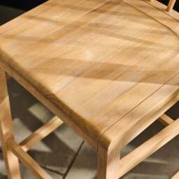 Mabel Bar Stool - Set of 2 - Whitewash Oak - thumbnail 6