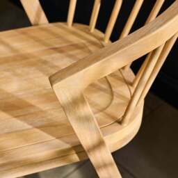 Mabel Bar Stool - Set of 2 - Whitewash Oak - thumbnail 4