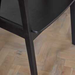 Ella Black Oak Dining Armchairs - Set of 2 - thumbnail 5