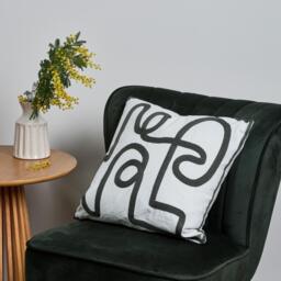 Epworth 45x45cm Cushion Cover - Forest Green - thumbnail 2