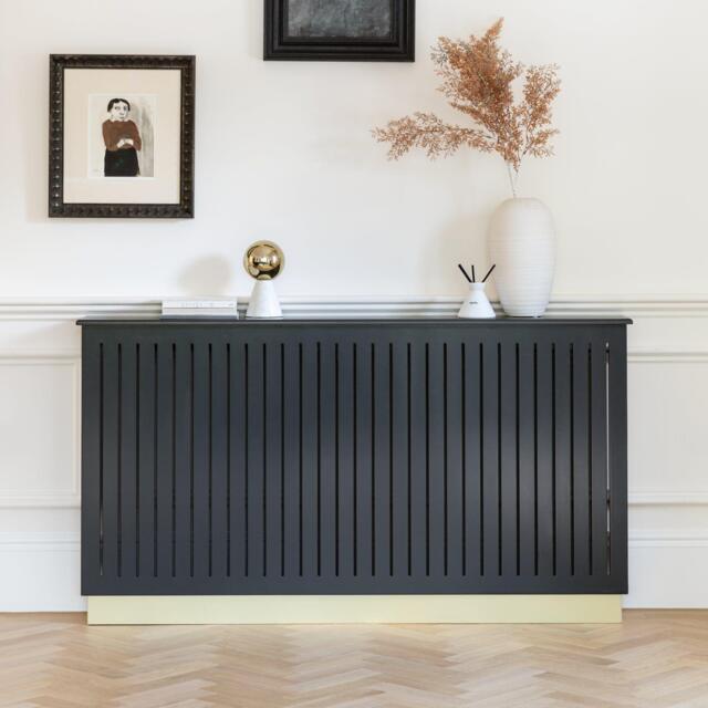 Iliana Large Radiator Cover in Charcoal Grey - image 1