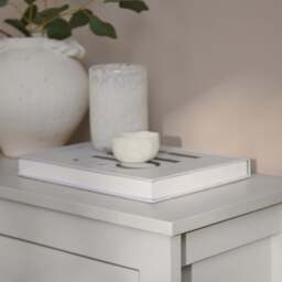 Sandhurst 60cm Three Door Shoe Cabinet - Snow White - thumbnail 4