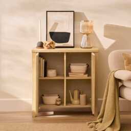 Raleigh 2 Door Small Sideboard - Whitewash - thumbnail 2