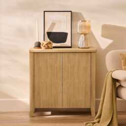 Raleigh 2 Door Small Sideboard - Whitewash - thumbnail 1