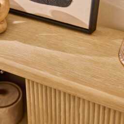 Raleigh 2 Door Small Sideboard - Whitewash - thumbnail 3