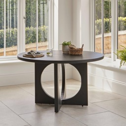 Jade 4 Seater Black Dining Table Set - Freya Sand Dining Chairs with Black Legs - thumbnail 2