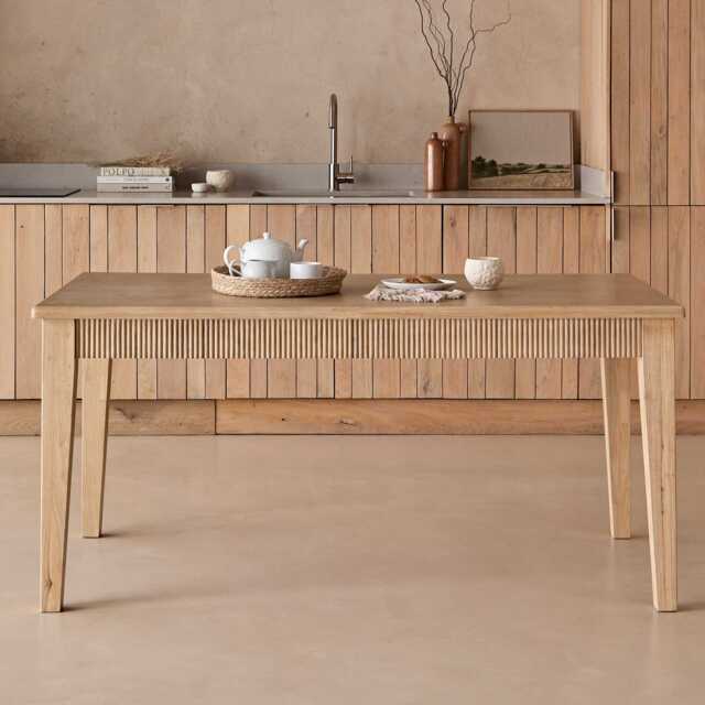 Raleigh Whitewash Rectangular Dining Table - image 1