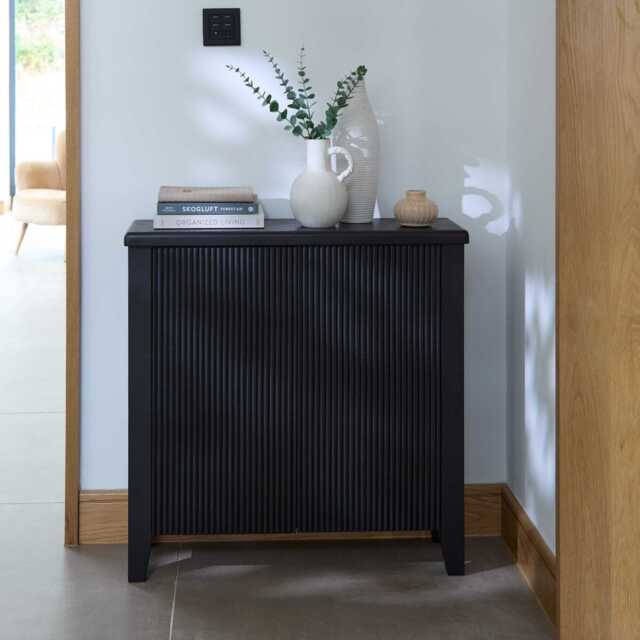 Raleigh 2 Door Small Sideboard - Black - image 1