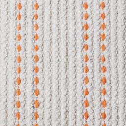 Elberton 45x45cm Cotton Striped Cushion Cover - Burnt Orange - thumbnail 3