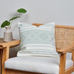 Nerja 45x45cm Cushion Cover - Duck Egg Blue - thumbnail 2