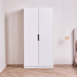 Essie 3 Piece Bedroom Set - 5 Chest of Drawers - Pure White - thumbnail 2