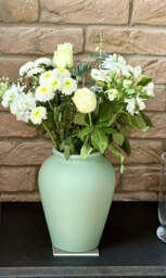 Kalera 23cm Terracotta Vase - Olive - thumbnail 4