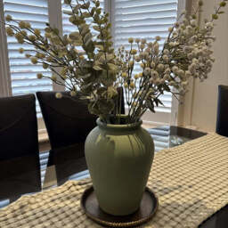 Kalera 23cm Terracotta Vase - Olive - thumbnail 3