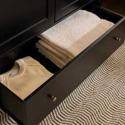 Charlie Double Wardrobe - Black - thumbnail 3