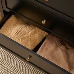 Charlie 3 Drawer Chest of Drawer - Noir Black - thumbnail 3
