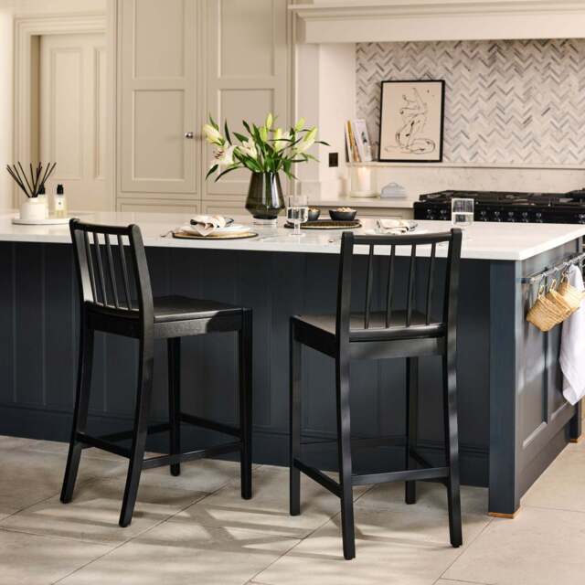 Tilly Bar Stool - Black Oak - image 1