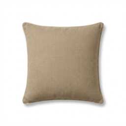 Camber 45x45cm Garden Scatter Cushion Cover - Sand with Off White Piping - thumbnail 6