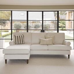 Annabelle Chaise Corner Sofa - Natural Ivory - thumbnail 2