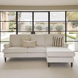 Annabelle Chaise Corner Sofa - Natural Ivory - thumbnail 6