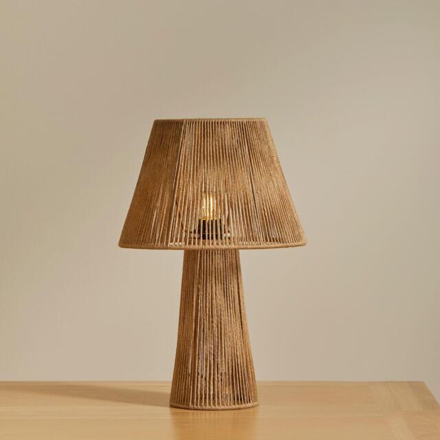 Konduru Medium Natural Jute Table Light - image 1