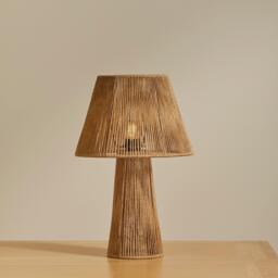 Konduru Medium Natural Jute Table Light - thumbnail 1