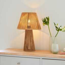 Konduru Medium Natural Jute Table Light - thumbnail 2