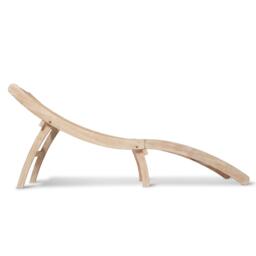 Akira Wooden Garden Rope Folding Sun Lounger - thumbnail 6