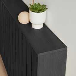 Willow Large Radiator Cover - Black Oak - thumbnail 4