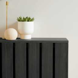 Willow Large Radiator Cover - Black Oak - thumbnail 6