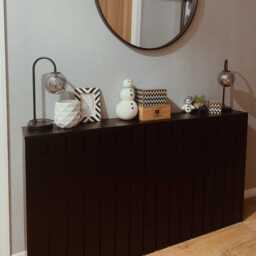 Willow Large Radiator Cover - Black Oak - thumbnail 2