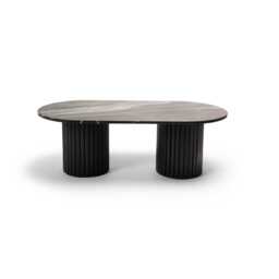 Myla Black Marble Coffee Table - thumbnail 6