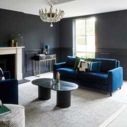 Myla Black Marble Coffee Table - thumbnail 2