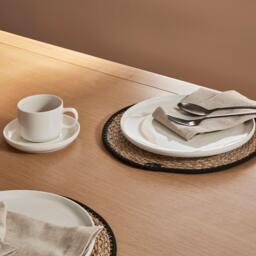 Charlotte Pale Oak Dining Table - Cross Leg - thumbnail 6