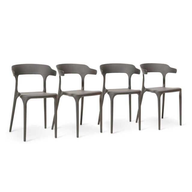 Finn Grey Dining Chairs - Set of 4 - image 1