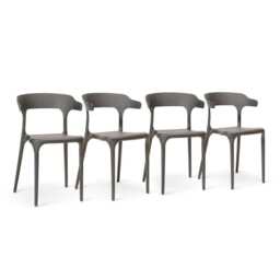 Finn Grey Dining Chairs - Set of 4