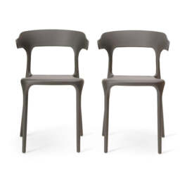Finn Grey Dining Chairs - Set of 4 - thumbnail 4