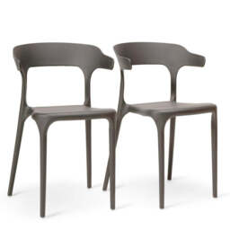 Finn Grey Dining Chairs - Set of 4 - thumbnail 2