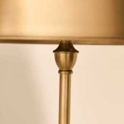 Stowe 136cm Metal Floor Lamp & Shade - Gold - thumbnail 4