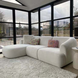 Kingsley Polyester Rug - Off White - 120 x 170cm - thumbnail 5