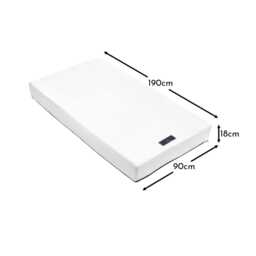 Luna Single Mattress - Ink Blue Zip - thumbnail 5