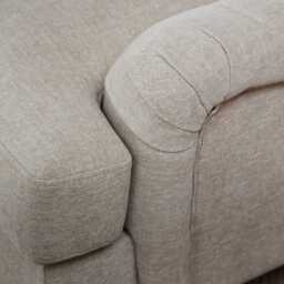 Brea 2 Seater Sofa - Mink Taupe with Whitewash Oak Legs - thumbnail 5